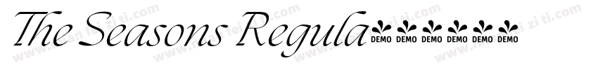 The Seasons Regula字体转换